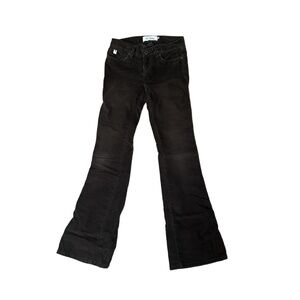 Abercrombie Kids Corduroy Flare Size 10 Slim Dark Brown Vintage Y2K